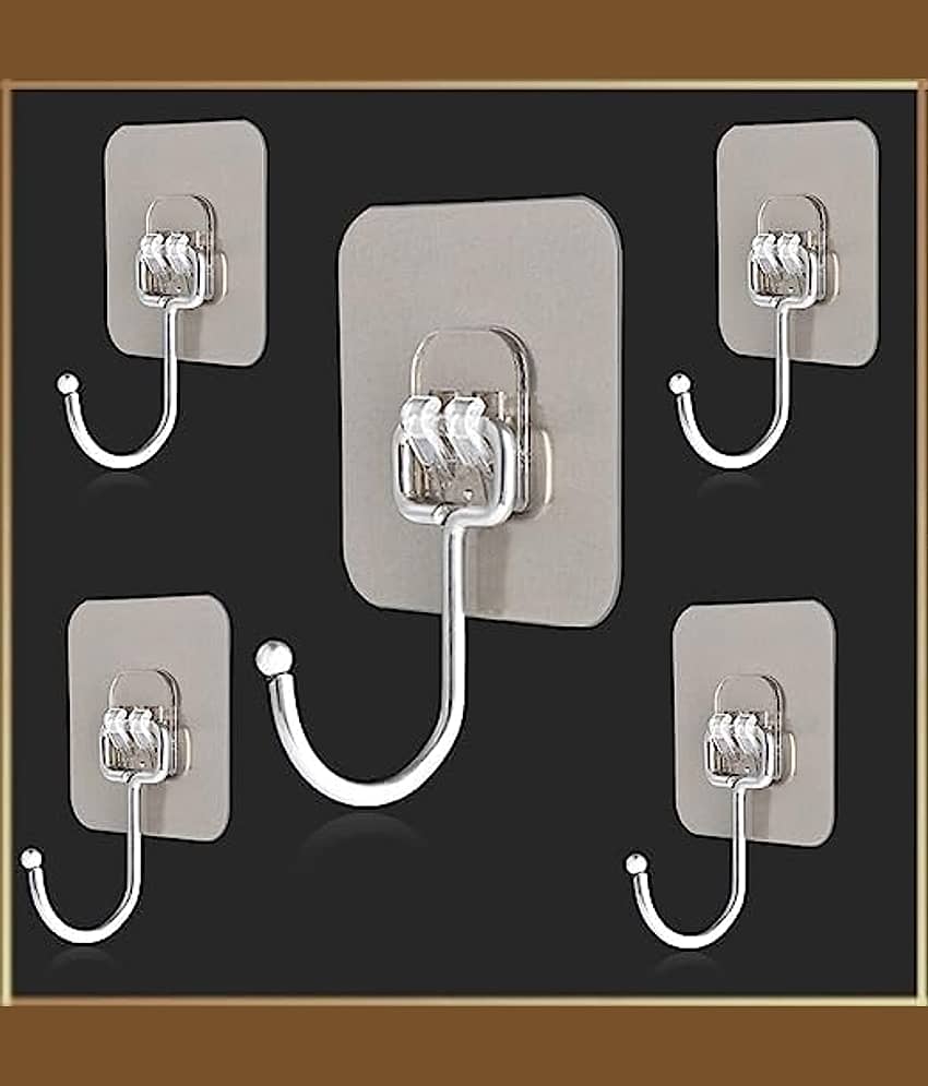 mahek accessories Set of 10 Stainless Steel Hooks