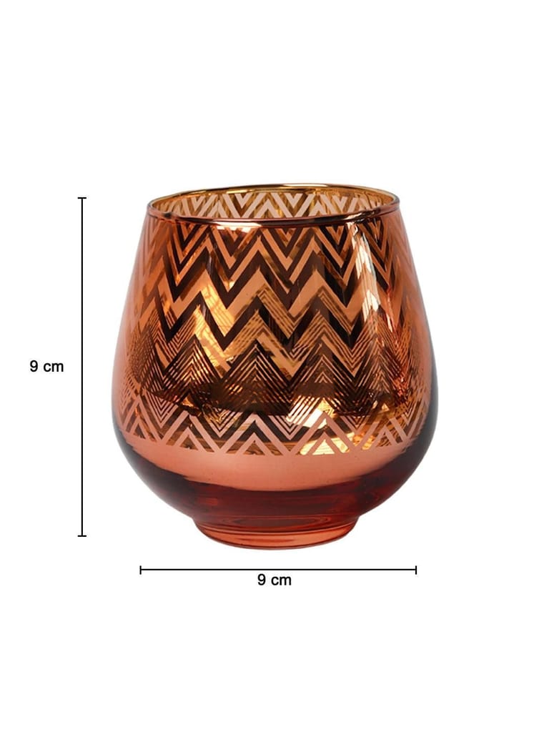 Pink + Golden T-Lite Holders