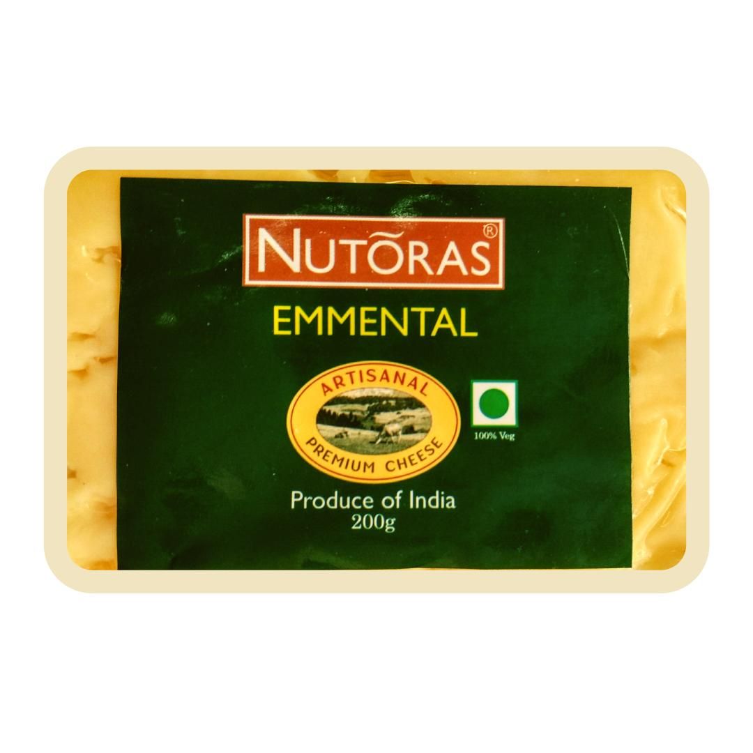 Nutoras Cheese Emmental  Block 200G