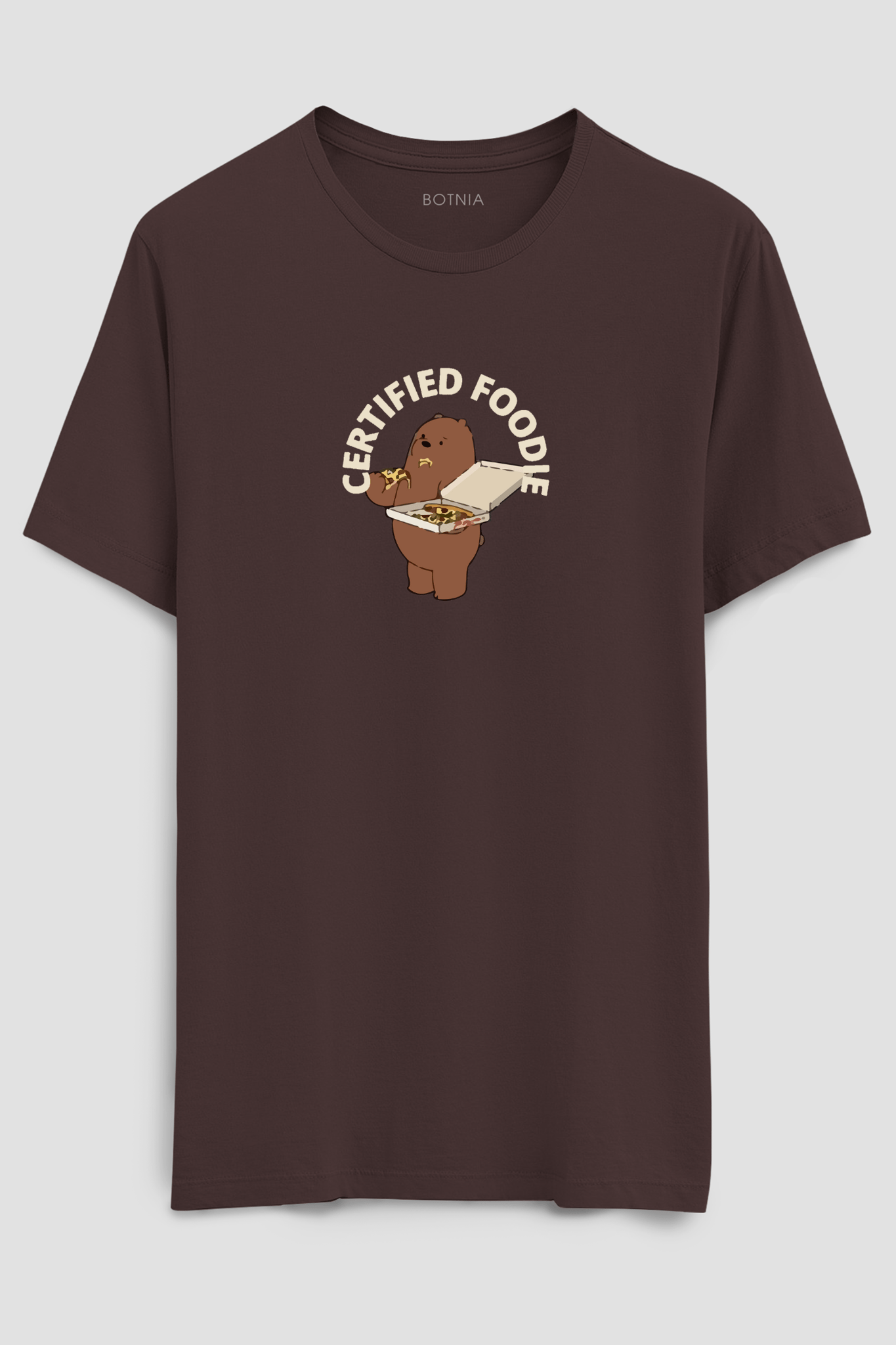Certifed Foodie- Half sleeve t-shirt-XS