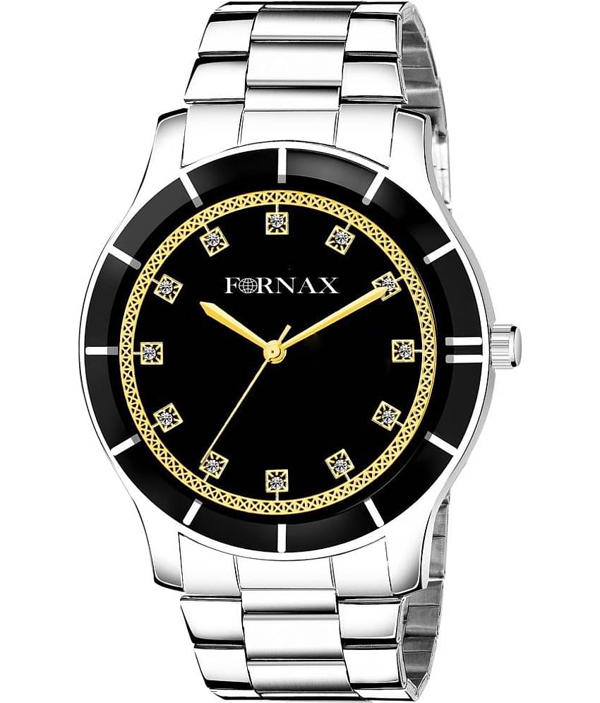 FORNAX - Silver Stainless Steel Analog Men's Watch