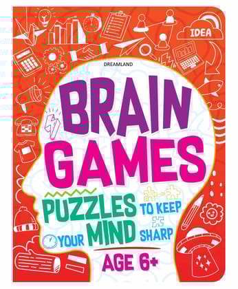 Brain Games Age 6+ (English, Paperback, unkno [Paperback] Dreamland Publications