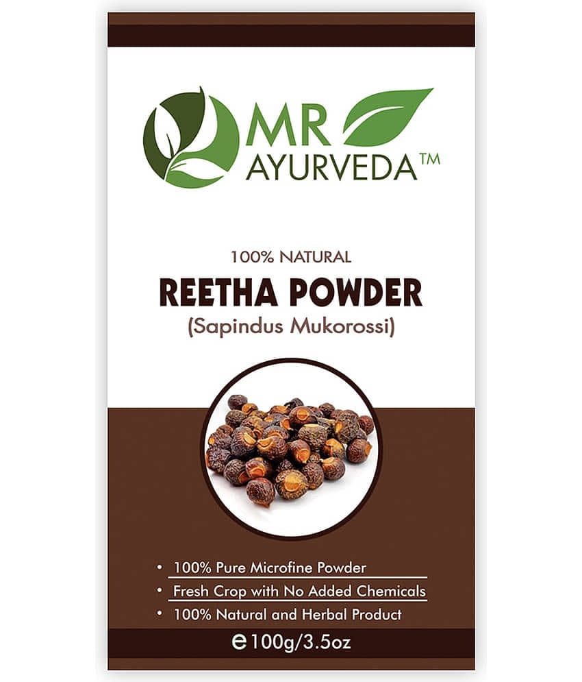 MR Ayurveda Reetha Powder, Hair Care Hair Scalp Treatment 100 g