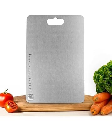 The HomeDecor Mart Steel Chopping Board 31 cm ( Pack of 1 )