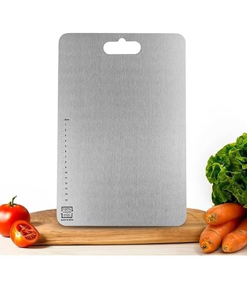 The HomeDecor Mart Steel Chopping Board 31 cm ( Pack of 1 )