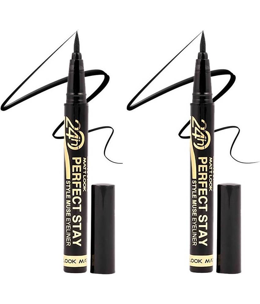 matt look - Black Sheer Eye Liner Sketch Pen Liner ( Pack of 2 )