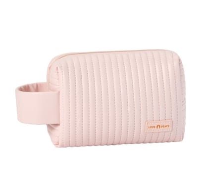 Allure Cosmetic Travel Organizer Pouch - Pink-Pink