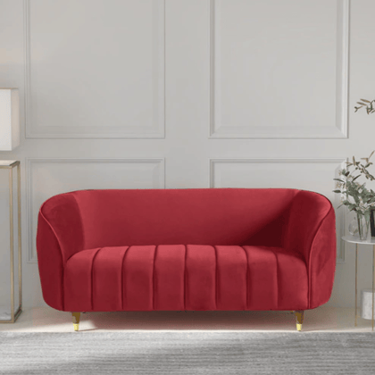 ARENA Happy (3+2) Velvet Red Sofa Set ARENA Happy (3+2) Velvet Red Sofa Set