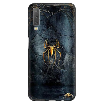 Wandering Spider Samsung A7 2018 Premium Embossed Mobile cover
