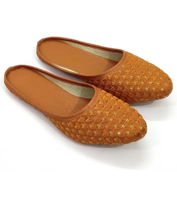 Apratim Tan Ethnic Footwear