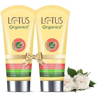 Lotus Organics+ Sunscreen - Spf 50 Pa+++ Sheer Brightening Mineral Sunscreen (200 G)