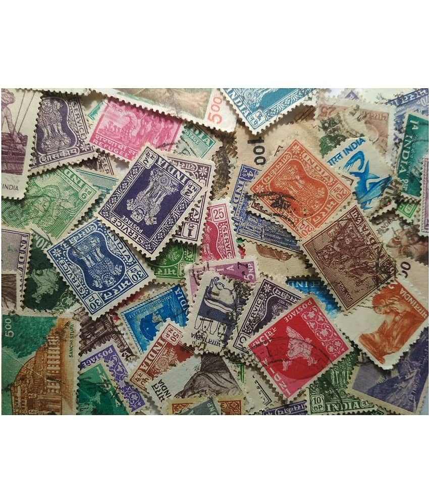 Hop n Shop - Mixed Postal Stamps Lot 100 Stamps