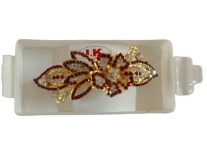 SAI PRIYA LADIES EMPORIUM Elegant Tribal Design Silver Hair Clip