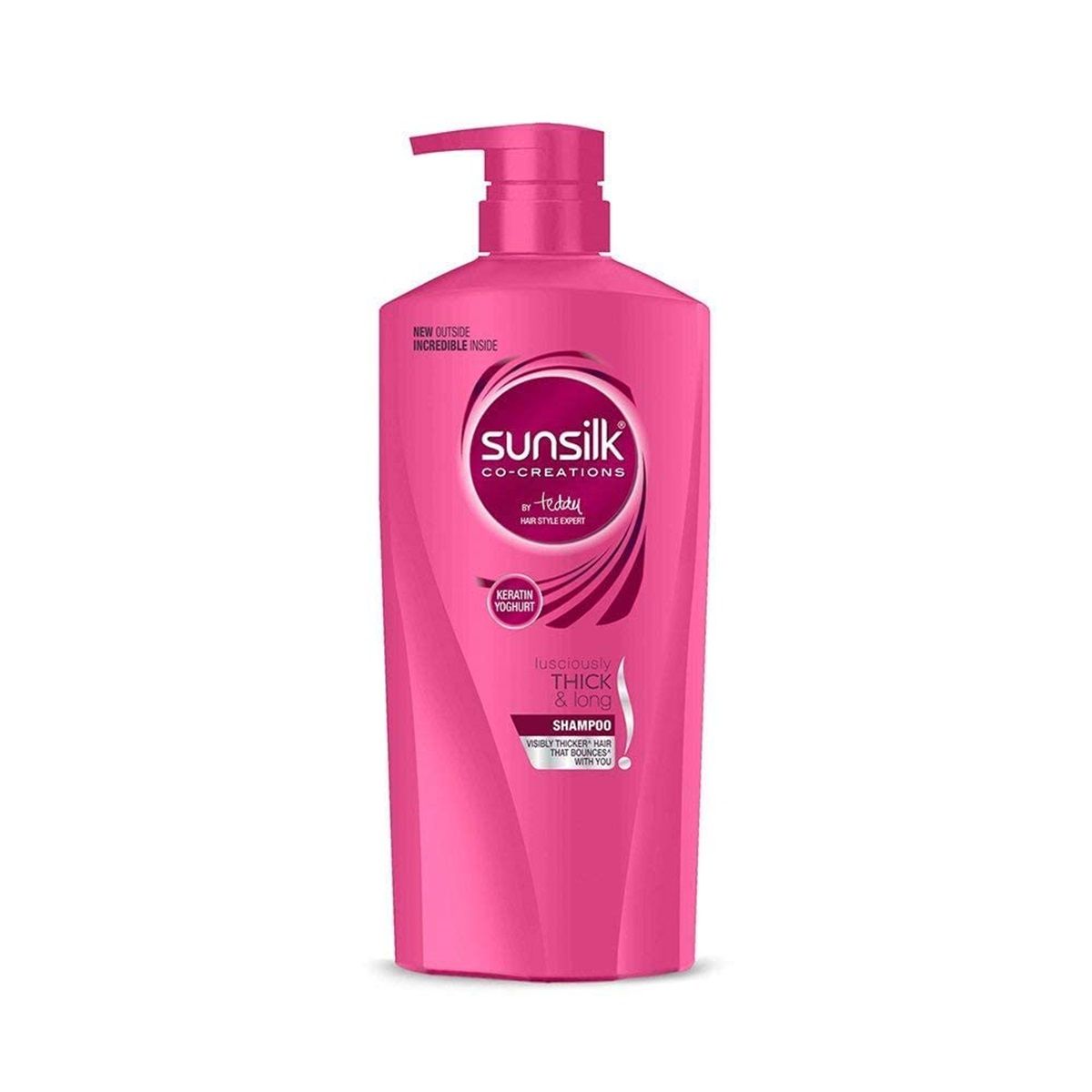 Sunsilk Co-Creations Keratin Yoghurt Lusciously Thick & Long Shampoo 650 ml