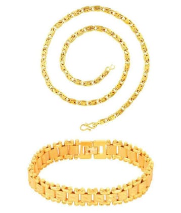 Jewar Mandi - Gold Plated Chain ( Pack of 1 ) - Golden