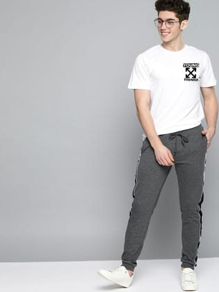 Young Trendz Boys Printed Tshirt-7-8YEARS / WHITE