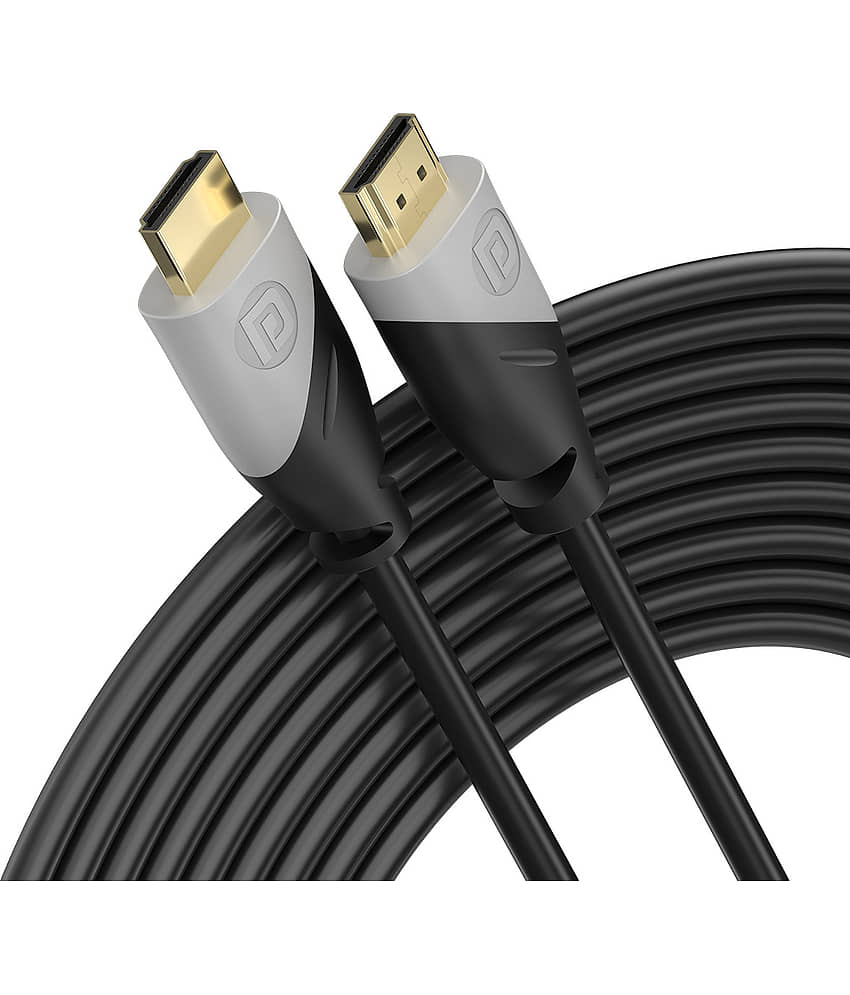 Portronics Black 3A HDMI Cable 10 Meter