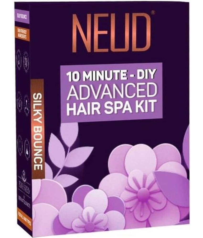 NEUD 4-Step DIY Advanced Hair Spa Kit for Salon-Like Silky Bounce at Home - 1 Pack (40 g)