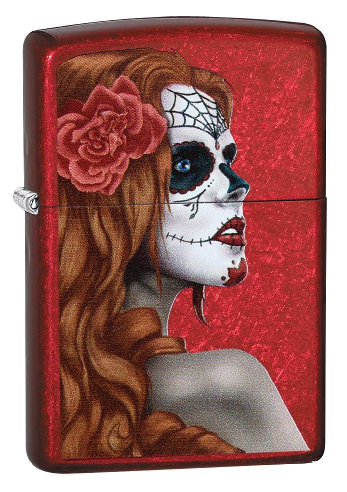 Zippo Day of the Dead Girl Windproof Pocket Lighter