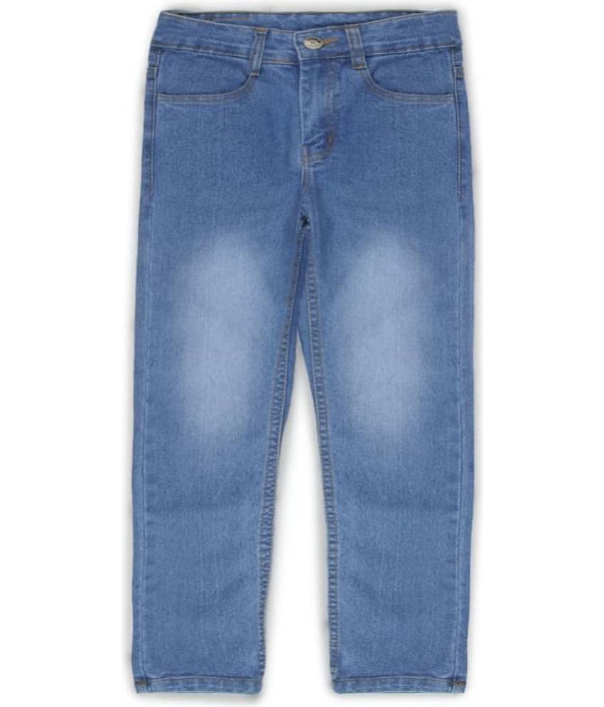 Urbano Juniors Pack of 1 Boys Cotton Blend Jeans ( Blue )