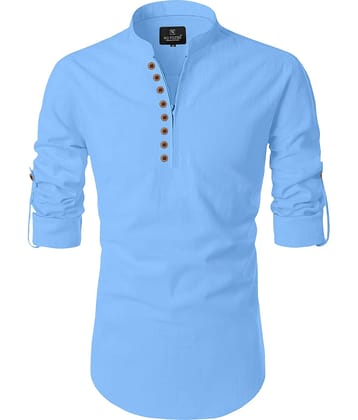 Nofilter Maroon Cotton Men's Regular Kurta ( Pack of 1 )