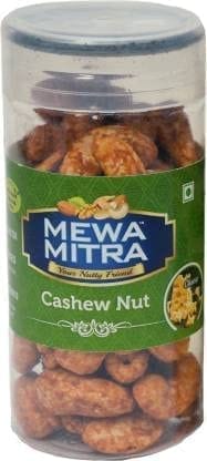 MewaMitra Cheese Flavoured Cashew Nuts 100g Jar | Roasted (Not Fried) Kaju | Crispy Crunchy Healthy Snack | Premium Jar Pack