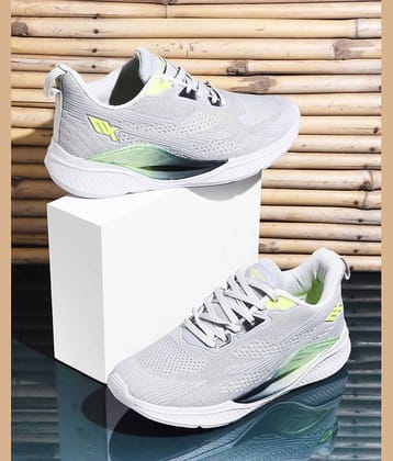 Lakhani Aashirwad E-Bolt-01-L.Grey-P.Grn Grey Men's Lifestyle Shoes