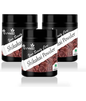 iYURVADIK 100% Pure Organic Shikakai Hair Scalp Treatment 750 g Pack of 3