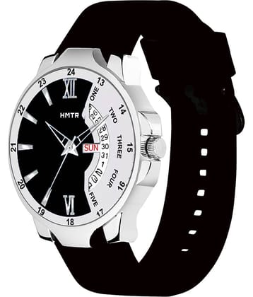 HMTr Black Silicon Analog Men's Watch
