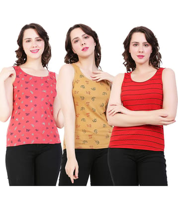 Volex Women's Cotton Tank Top ( Multicolor )