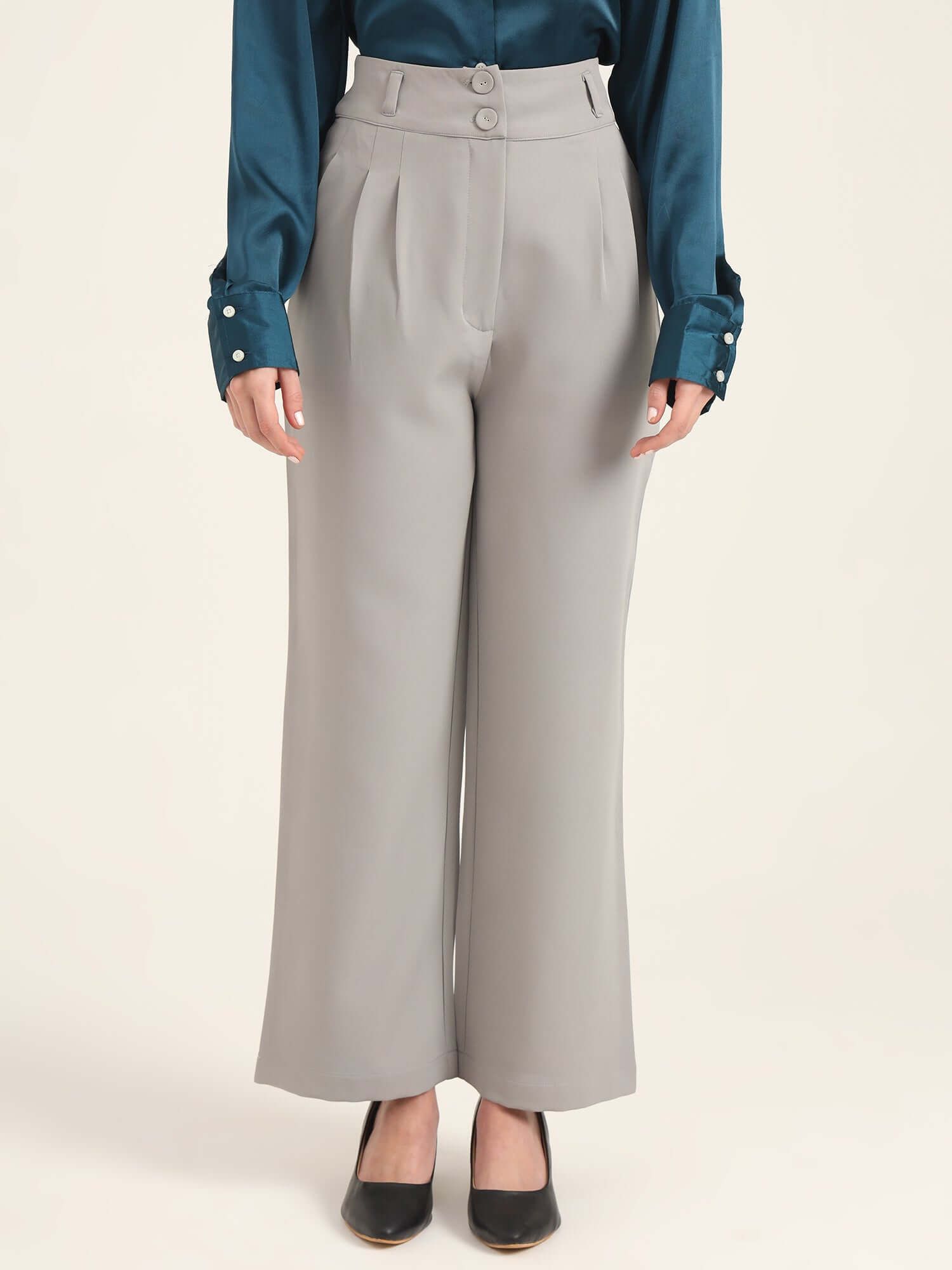 Women'S Luxury Banana Crepe Carbon K Pant-28