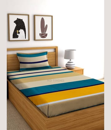 Apala Microfiber Single Bedsheet ( Yellow )