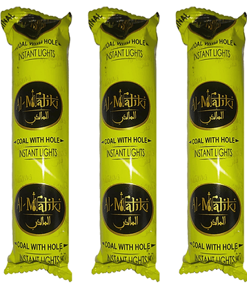 PUFF SMART Al-Maliki Magic Coal 3 Stick Quick Light Charcoal (30 Coals)