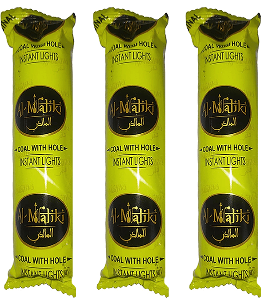 PUFF SMART Al-Maliki Magic Coal 3 Stick Quick Light Charcoal (30 Coals)