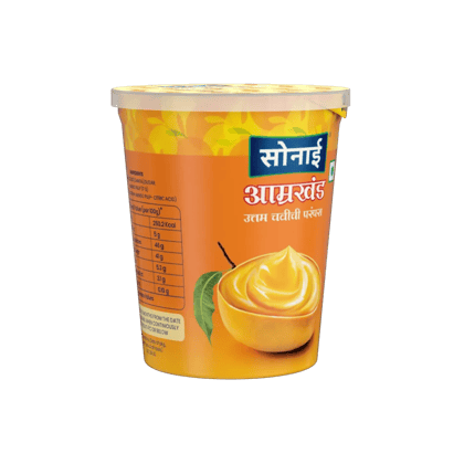 Sonai Amrakhand (500g) | Creamy Mango Yogurt Dessert | Traditional Indian Sweet