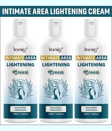 KURAIY Skin Whitening Cream For Clear Glowing Skin & Tan removal For Women & Men Pack Of 3