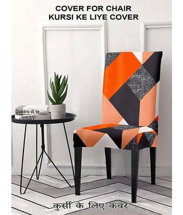Cortina - 1 Seater Polyester Chair Cover ( Pack of 4 )