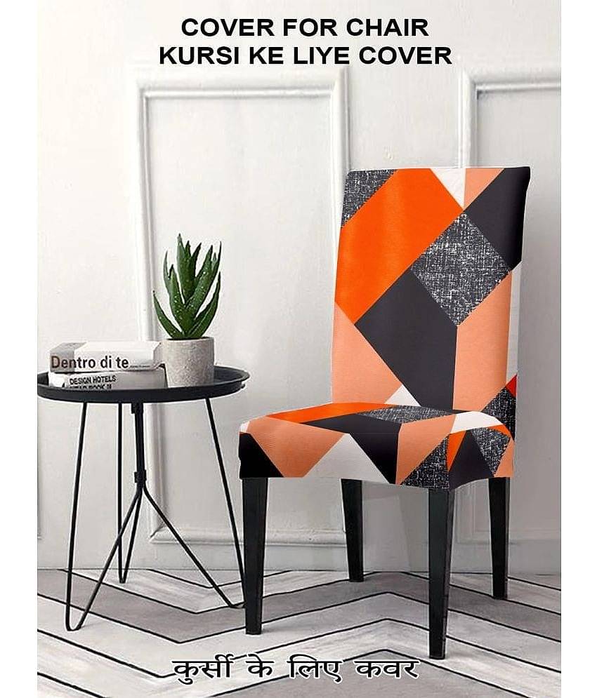Cortina - 1 Seater Polyester Chair Cover ( Pack of 4 )