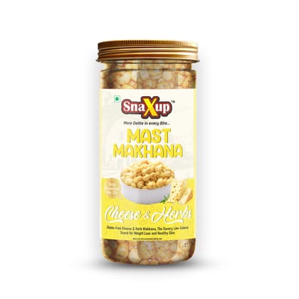 SnaXup Mast Makhana Cheese & Herbs 75Gm
