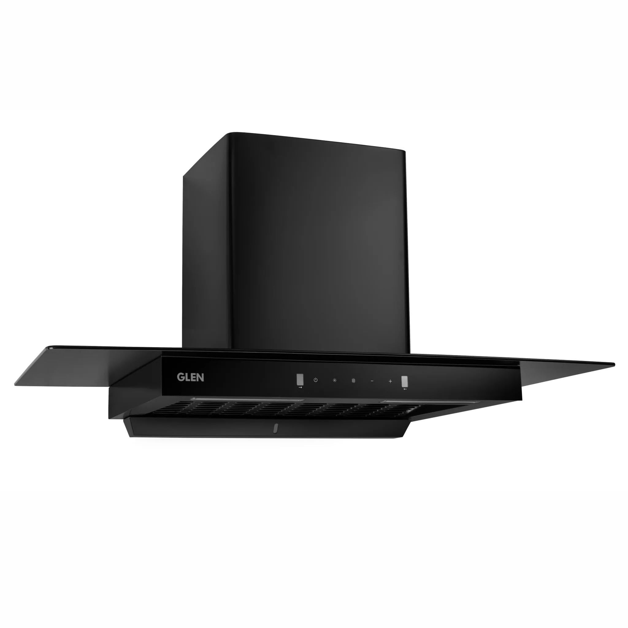 Glen 90 cm 1200 m/hr Filterless Thermal Autoclean Kitchen Chimney, T-Shaped |(Hood Selana 90,Touch & Gesture Control,Black) Glen 90 cm 1200 m/hr Filterless Thermal Autoclean Kitchen Chimney, T-Shaped |(Hood Selana 90,Touch & Gesture Control,Black) - Blac