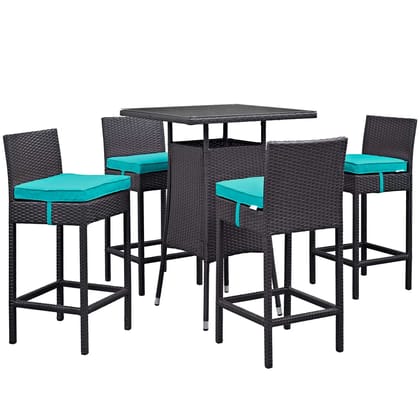 Patio Bar Chairs and Table Set For Outdoor And Indoor