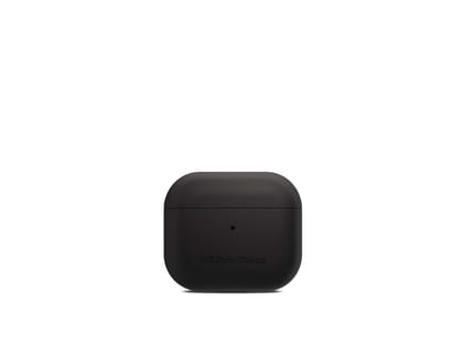 DailyObjects Leatherite AirPods 3 Case Cover - Black