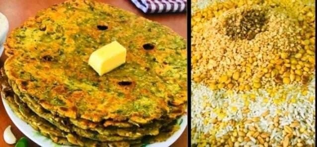 Samarth Khamang Poushtik Thalipeeth Bhajani (1kg) | Traditional Multi-Grain Flour Mix | Healthy Maharashtrian Breakfast