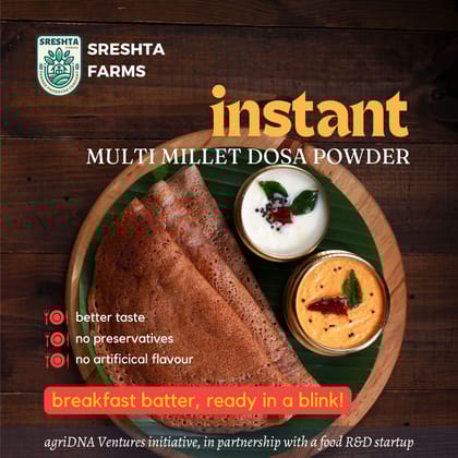 Sreshta Farms Instant Multi Millet Dosa Mix