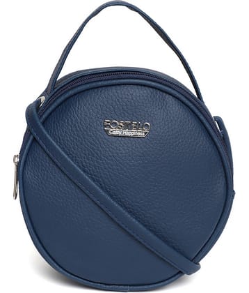 Fostelo - Blue PU Sling Bag