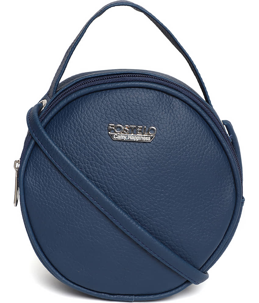 Fostelo - Blue PU Sling Bag