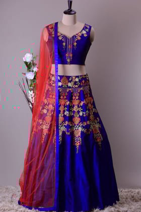 DESIGNER WEDDING WEAR LEHENGA CHOLI - AE-1020