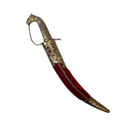 Brass Katar Talvar Dagger for Home Décor Functions Wedding (3808)