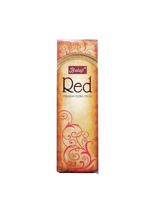 Balaji Red Agarbatti Premium Flora Incense Sticks 50g