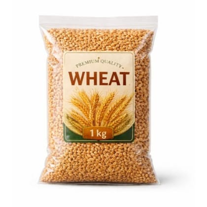 Premium Quality Wheat Grains - 1 kg - 1 kg - One kilogram bag